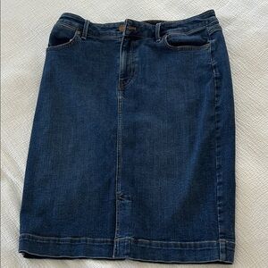 Talbots Stretchy Denim Skirt 10P